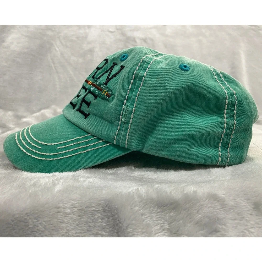 KBETHOS Baseball Cap Adult OSFM Aqua Blue Born Free Distressed Tribal Arrow Hat